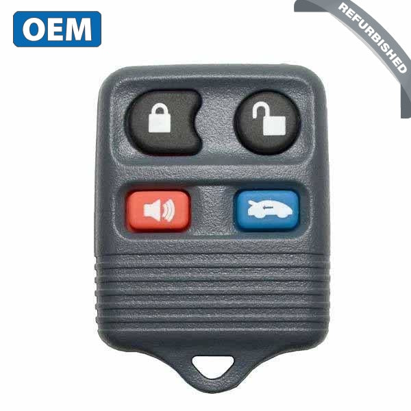 1995-2006 Ford / 4-Button Keyless Entry Remote / PN: 3W73-15K601-AA / CWTWB1U343 (OEM Refurb)