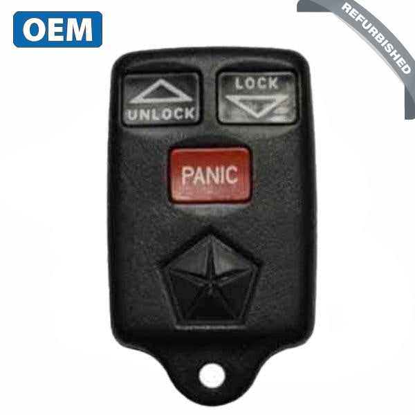 1996-1999 Chrysler / Dodge / Jeep / 3-Button Keyless Entry Remote / PN: 56008761 / GQ43VT7T (OEM Refurb)