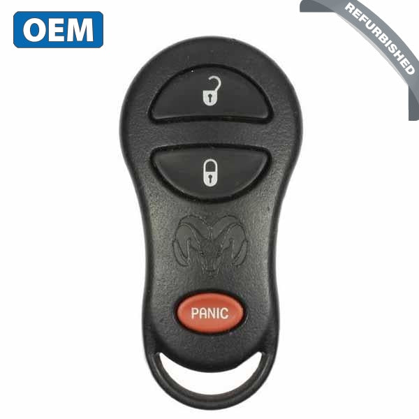 1997-2007 Dodge Durango / Ram / 3-Button FOB Keyless Entry Remote / PN: 56045497 / GQ43VT9T (OEM Refurb)