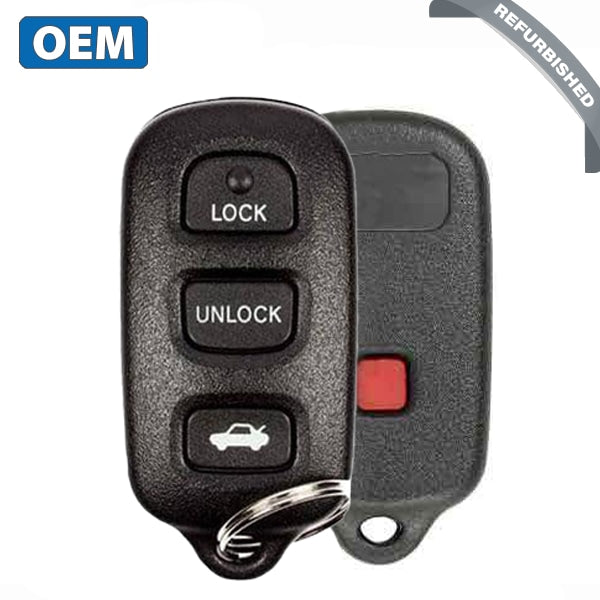 1998-2004 Toyota Avalon / 4-Button Keyless Entry Remote / PN: 89742-AC050 / HYQ12BAN (OEM Refurb)