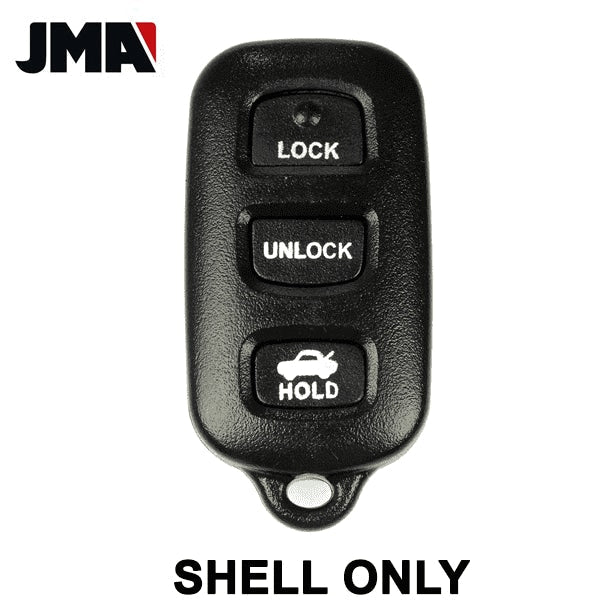 1998-2008 Toyota Keyless Entry Remote SHELL for HYQ12BAN - Black (JMA-TOYO-1-RKE)