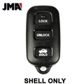 1998-2008 Toyota Keyless Entry Remote SHELL for HYQ12BAN - Black (JMA-TOYO-1-RKE)