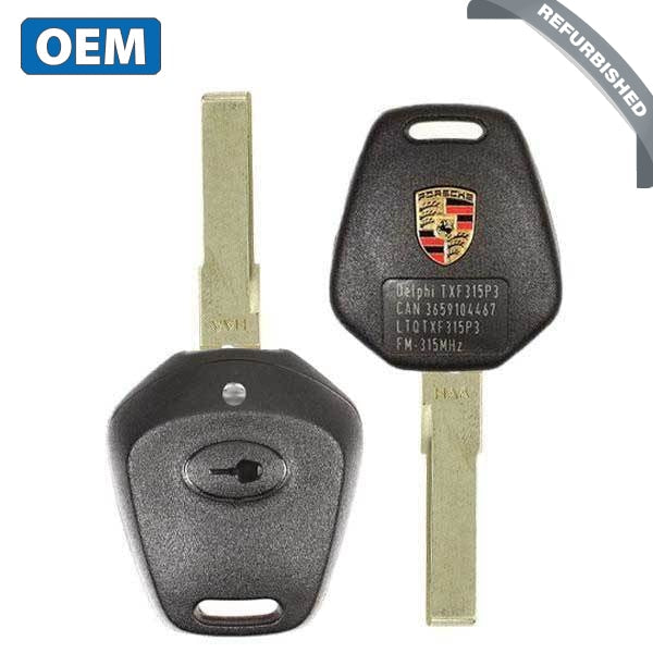1999-2000 Porsche 911 / 1-Button Remote Head Key / PN: 996-637-243-01 / LTQTXF315P3 (OEM Refurb)