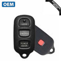 1999-2003 Toyota Sienna / 3-Button Keyless Entry Remote / PN: 89742-08050 / GQ43VT14T (OEM Recase)