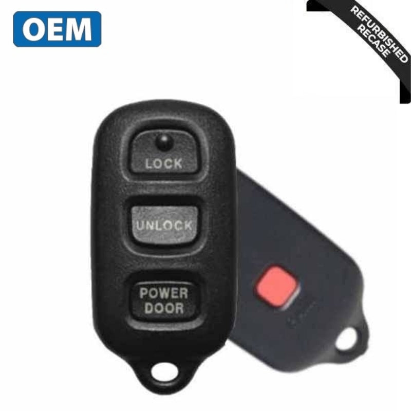 1999-2003 Toyota Sienna / 3-Button Keyless Entry Remote / PN: 89742-08050 / GQ43VT14T (OEM Recase)