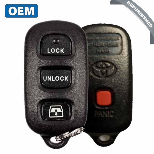 1999-2009 Toyota Sequoia / 4-Button Keyless Entry Remote / PN: 89742-0C030 / HYQ12BBX (OEM Refurb)