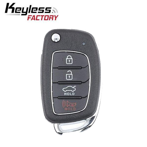 2017-2020 Hyundai Sonata / 4-Button Remote Flip Key / PN: 95430-C1210 / TQ8-RKE-4F25 (LF 4BT) (RFK-HY-SN25)
