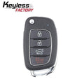 2017-2020 Hyundai Sonata / 4-Button Remote Flip Key / PN: 95430-C1210 / TQ8-RKE-4F25 (LF 4BT) (RFK-HY-SN25)