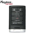 2013-2015 Cadillac ATS XTS / 5-Button Smart Key w/ Trunk / PN: 22856930 / NBG009768T (AFTERMARKET)