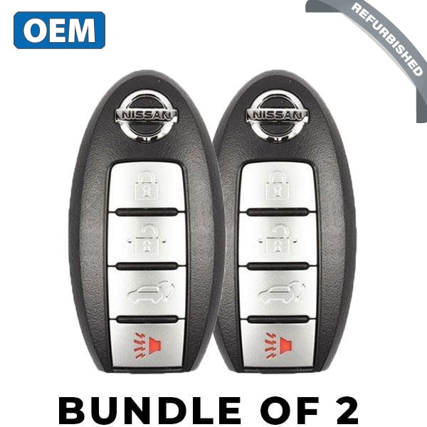 2 x 2014-2016 Nissan Rogue / 4-Button Smart Key / PN: 285E3-4CB6A / KR5S180144106 / (BUNDLE OF 2)