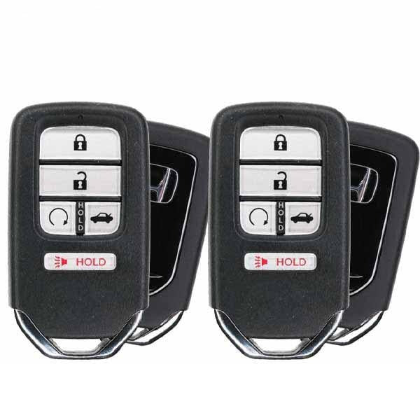 2 x 2016-2021 Honda Civic / 5-Button Smart Key / PN: 72147-TBA-A11 / KR5V2X (OEM) (BUNDLE OF 2)