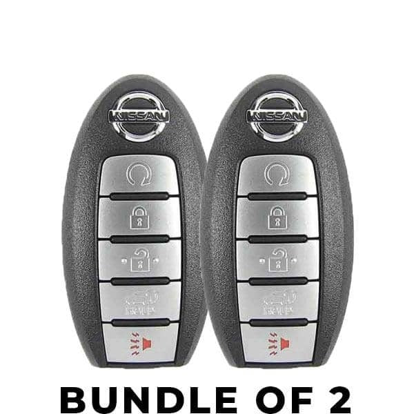 2 x 2017-2020 Nissan Armada / 5-Button Smart Key / PN: 285E3-1LB5A / CWTWB1G744 (Bundle of 2)