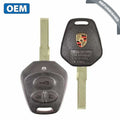 2001-2004 Porsche 911 Targa Boxster / 3-Button Remote Head Key / PN: 986-637-244-18 / LTQTXF315P3 (OEM Refurb)