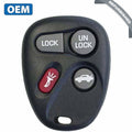 2001-2005 GM / 4-Button Keyless Entry Remote / PN: 10443537 / KOBLEAR1XT (OEM Refurb)