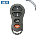 2001-2006 Chrysler / Dodge / Jeep / 4-Button Remote / PN 04686481AX / GQ43VT17T(OEM Refurb)