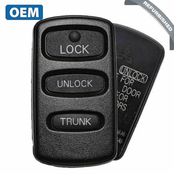 2002 - 2003 Mitsubishi Galant  / 3-Button Keyless Entry Remote / PN: MR587978 / E4EG8D-522M-A (OEM Refurb)