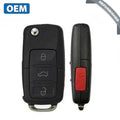 2002-2006 Volkswagen / 4-Button Flip-Key / 1J0959753AM (OEM Refurb)