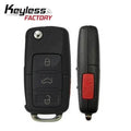 2002-2006 Volkswagen / 4-Button Flip-Key / 1J0959753AM (AFTERMARKET)