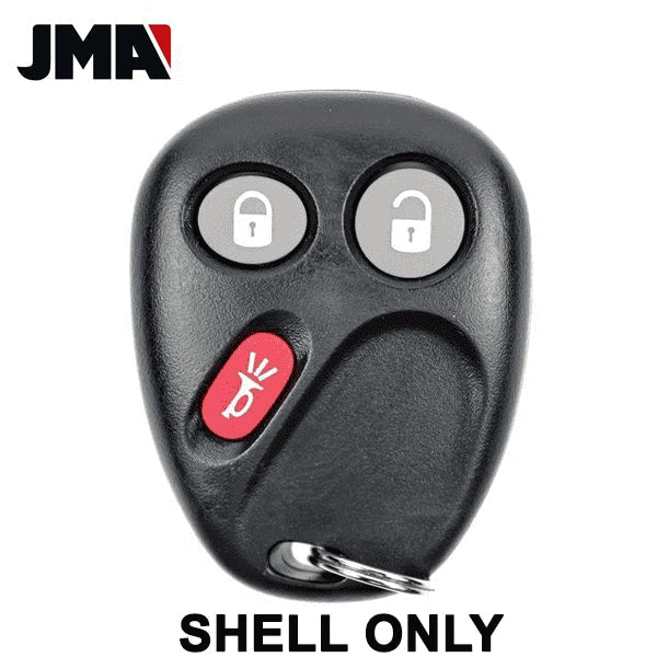 2003-2007 GM Keyless Entry Remote SHELL for LHJ011 - Black (JMA-GM-3-RKE)