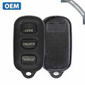 2003-2008 Toyota / 3-Button Keyless Entry Remote w/Hatch / PN: 88LP0065 / GQ43VT20T (OEM Refurb)
