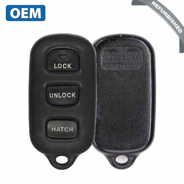 2003-2008 Toyota / 3-Button Keyless Entry Remote w/Hatch / PN: 88LP0065 / GQ43VT20T (OEM Refurb)