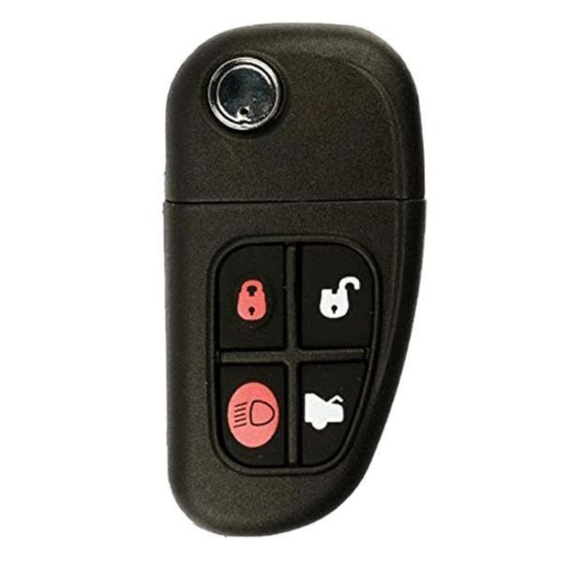 2003-2009 Jaguar / 4-Button Flip-Key / FO21 Tibbe / PN: C2C-24317 / CWTWB1U243 315 Mhz (OEM Recase)