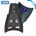2003-2011 Saab 9-3 / 4-Button Smart Key / PN: 12783781 / LTQSAAM433TX (OEM)