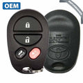 2004-2009 Toyota Avalon Solara / 4-Button Keyless Entry Remote / PN: 89742-07020 / GQ43VT20T (OEM Refurb)