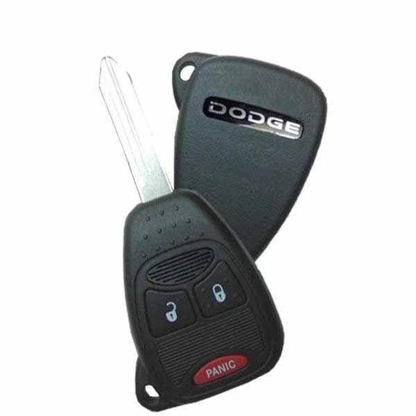 2004-2012 Dodge / 3-Button Remote Head Key / PN: 68001705AB / OHT692427AA (OEM Refurb)
