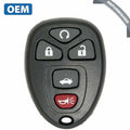 2004-2013 GM / 5-Button Keyless Entry Remote / PN: 22733524 / KOBGT04A (OEM Refurb)