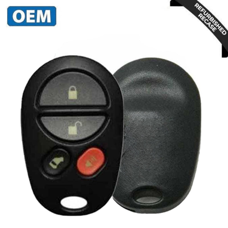 2004-2013 Toyota Sienna / 4-Button Keyless Entry Remote w/Side Door / PN: 89742-08100 / GQ43VT20T (OEM Recase)