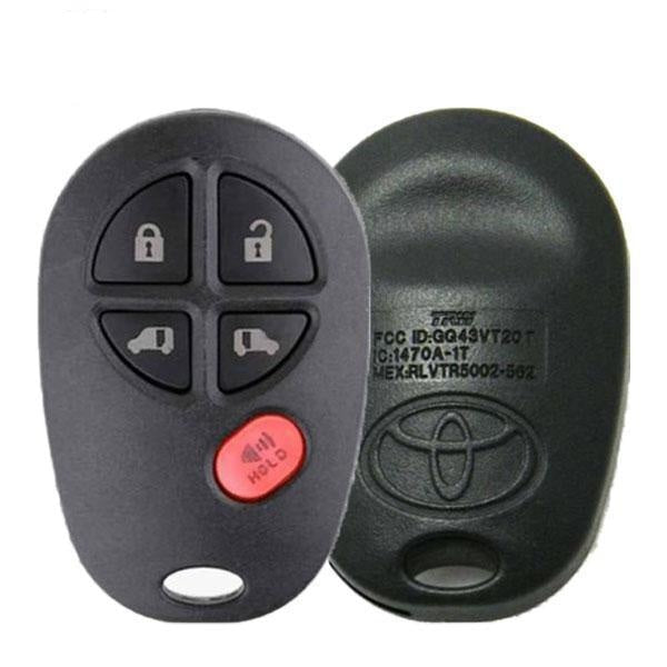 2004-2020 Toyota Sienna / 5-Button Keyless Entry Remote / PN: 89742-AE030 / GQ43VT20T (OEM Refurb)