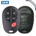 2004-2020 Toyota Sienna / 5-Button Keyless Entry Remote / PN: 89742-AE030 / GQ43VT20T (OEM Refurb)
