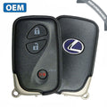 2010-2017 Lexus CT200H / 3-Button Smart Key / PN:  89904-50380 / HYQ14AAB (OEM Refurb)