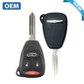 2005-2009 Chrysler 300 / 4-Button Remote Head Key / PN: 5179514AB / KOBDT04A (OEM)