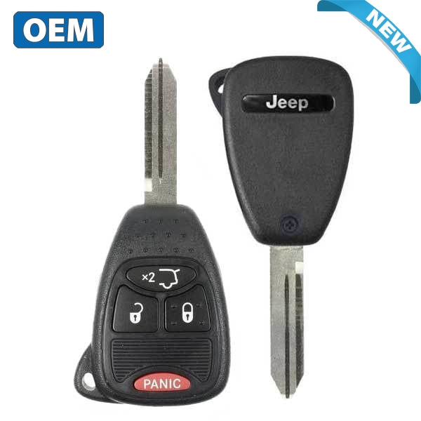 2005-2012 Jeep Liberty Commander Grand Cherokee / 4-Button Remote Head Key / PN: 05183349AC / OHT692715AA  (OEM)
