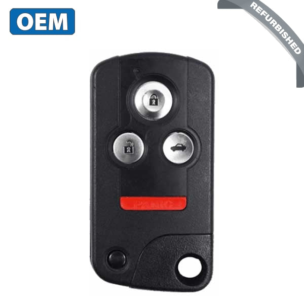 2005-2013 Acura RL / 4-Button Smart Key / PN: 72147-SJA-A01 / ACJ8D8E24A04 (OEM Refurb)