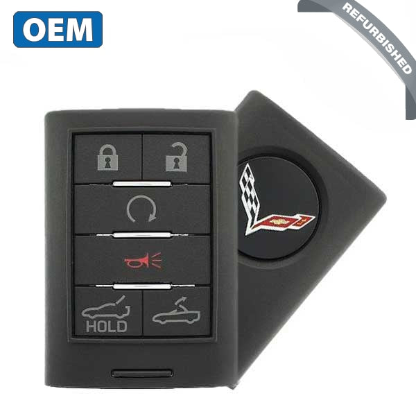2005-2013 Chevrolet Corvette / 6-Button Smart Key / PN: 23465955 / NBGGD9C04 (OEM Refurb)