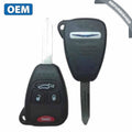 2005-2014 Chrysler / 4-Button Remote Head Key / PN: 56040652AD / OHT692427AA (OEM Refurb)