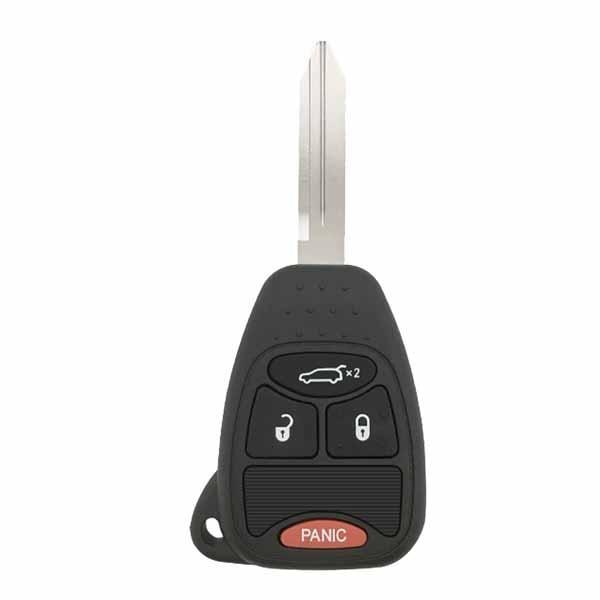 2005-2014 Chrysler Jeep Dodge / 4-Button Remote Head Key / PN: 5175815AA / OHT692427AA (OEM Recase)