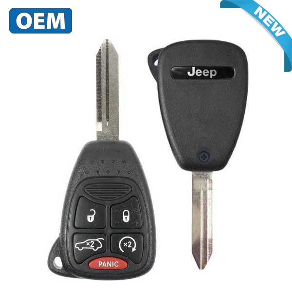 2006-2007 Jeep Grand Cherokee / 5-Button Remote Head Key / PN: 6827336AB / 0HT692714AA (OEM)