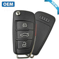 2006-2010 Audi / 4-Button Flip Key / PN: 8E0837220 / MYT4073A / 315 Mhz (OEM)
