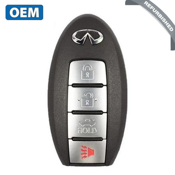 2006 - 2010 Infiniti M35 M45 / 4-Button Smart Key / PN: 285E3-EH12A / CWTWBU735 (OEM Refurb)