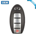 2006-2010 Infiniti M35 M45 / 4-Button Smart Key / PN:  285E3-EH12A / CWTWBU735 (OEM)