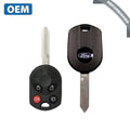 2006-2012 Ford / 4-Button Remote Head Key / PN: 164-R7040 / OUCD6000022 / H75 / Chip 80 Bit (OEM Refurb)