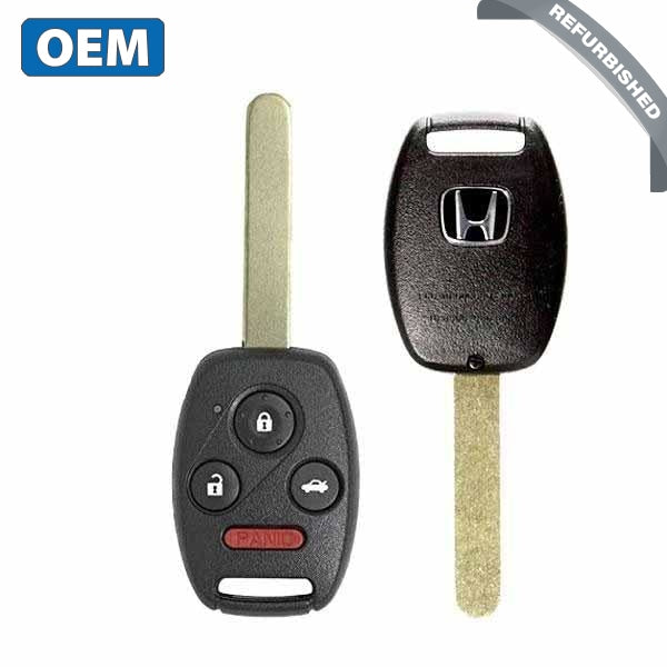 2006-2017 Honda Civic / 4-Button Remote Head Key / PN: 35111-SVA-306 / N5F-S0084A (OEM Refurb)