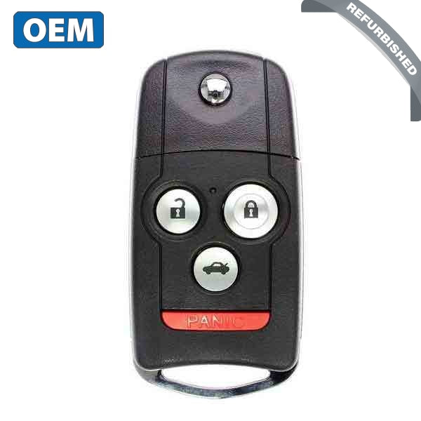 2007-2008 Acura TL / 4-Button Flip Key / PN: 3511-306 / OUCG8D-439H-A (OEM Refurb)