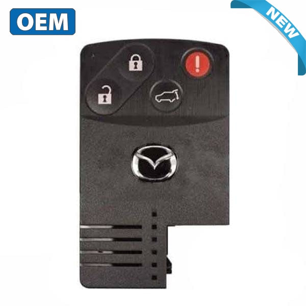 2007-2009 Mazda CX-7 CX-9 / 4-Button Smart Card Key / PN: TDY1-67-5RYA / BGBX1T458SKE11A01 (OEM)