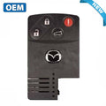2007-2009 Mazda CX-7 CX-9 / 4-Button Smart Card Key / PN: TDY1-67-5RYA / BGBX1T458SKE11A01 (OEM)