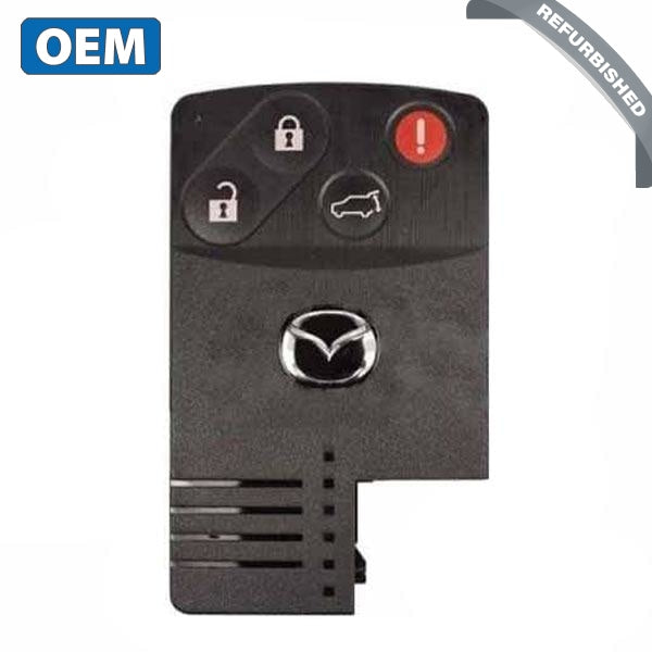2007-2009 Mazda CX-7 CX-9 / 4-Button Smart Card Key / PN: TDY1-67-5RYA / BGBX1T458SKE11A01 (OEM Refurb)